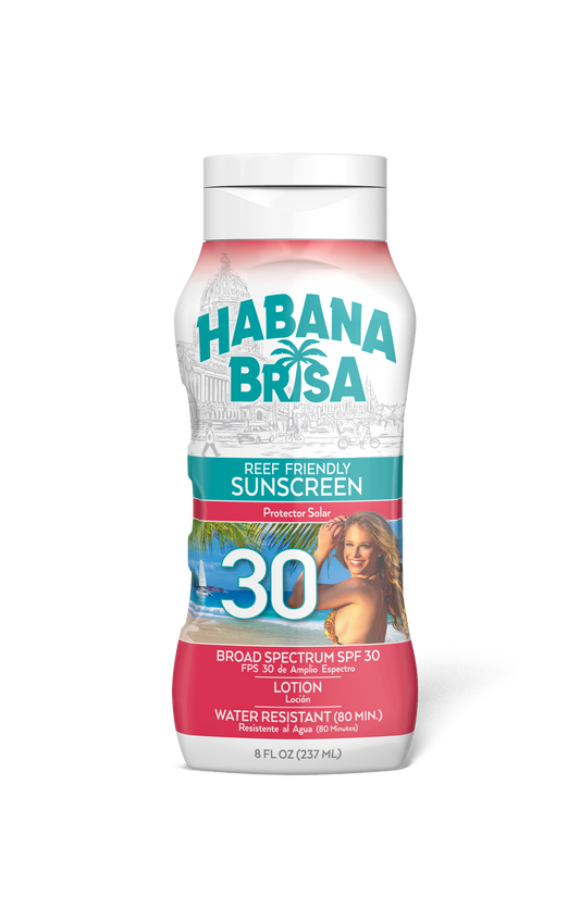 Reef Safe SPF 30 Sunscreen Lotion – Vegan, Non-GMO & Water-Resistant