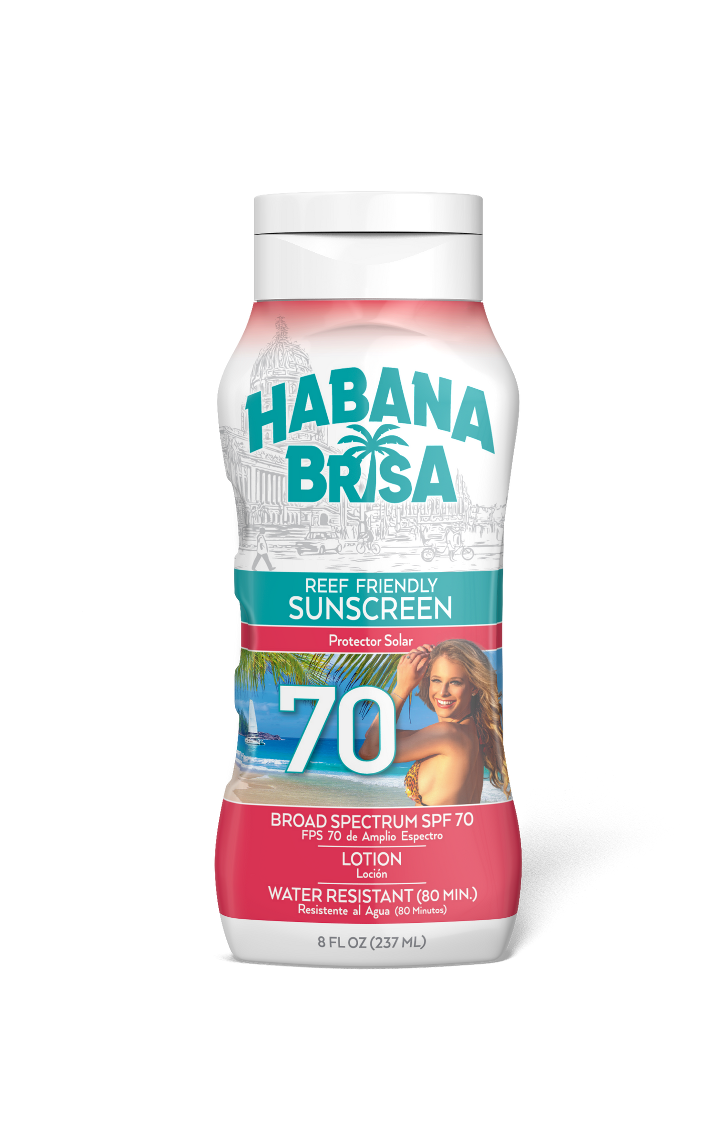 Reef Friendly- SPF 70 Lotion Sunscreen - Vegan, Non-GMO & Water-Resistant