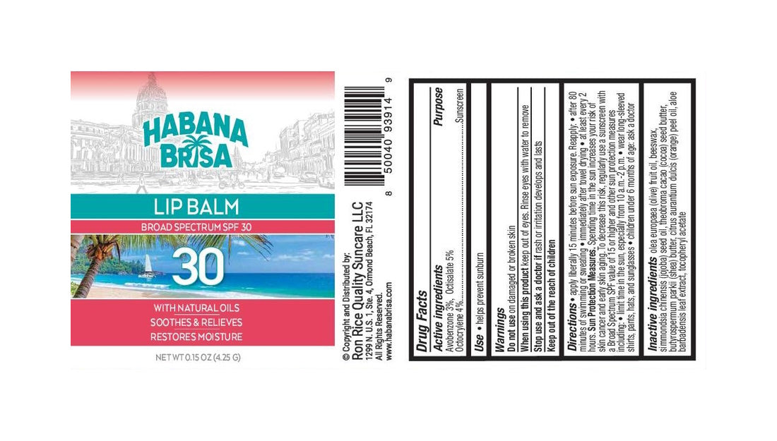 Reef Safe SPF 30 Lip Balm – Moisturizing, Vegan (3 Pack)