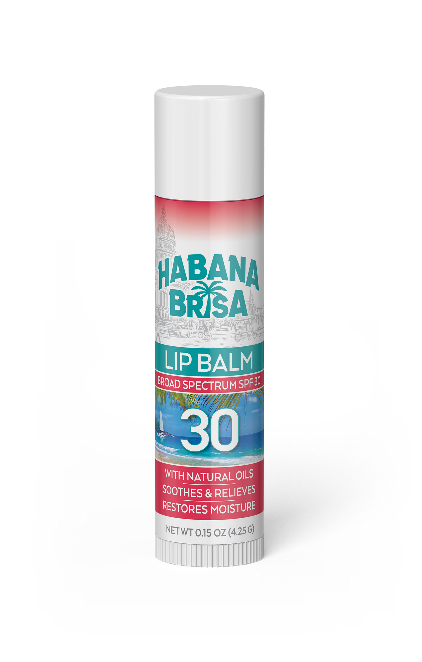Reef Safe SPF 30 Lip Balm – Moisturizing, Vegan (3 Pack)