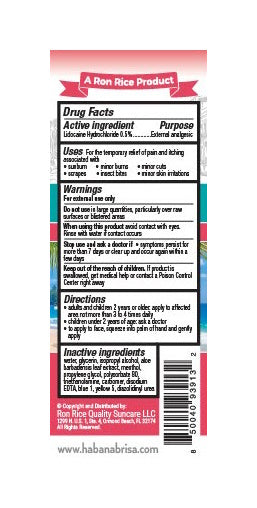 Sunburn Relief Aloe Gel with Lidocaine – Reef Friendly, Vegan & Water-Resistant